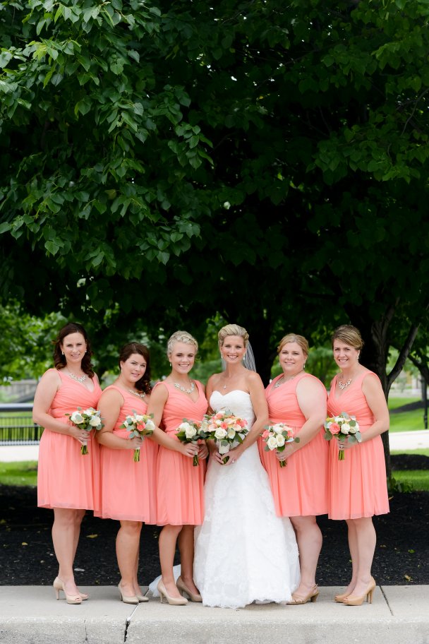 Coral Wedding Flowers by CKDesigns (Photography By: Sara Ackermann)