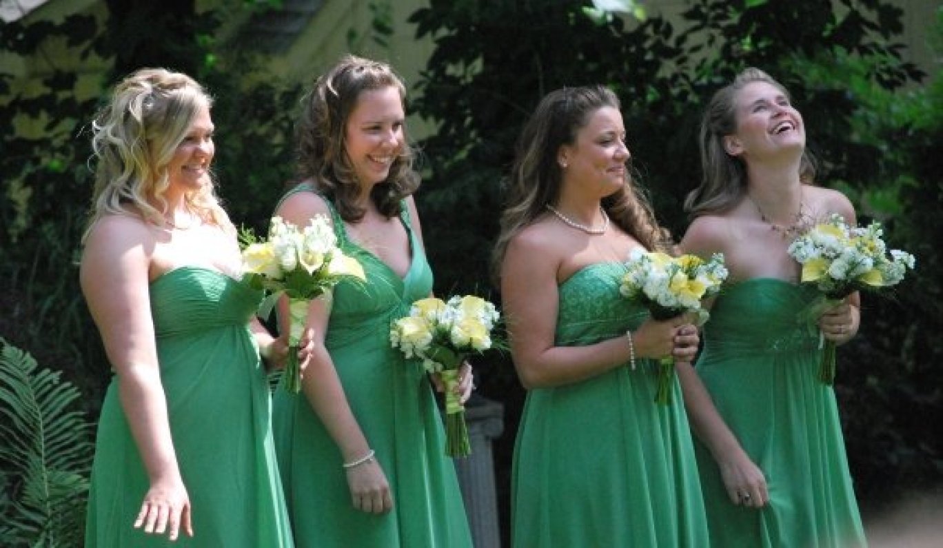 Bridesmaids and Bouquets