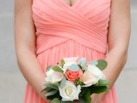 Coral Bridesmaid Bouquet by CKDesigns (Photography By: Sara Ackermann)