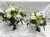 July 2015 Wedding Bridal and Bridesmaid Bouquet
