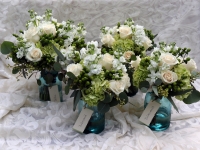 July 2015 Wedding Bridal and Bridesmaids' Bouquets