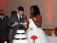 Cake Table with Throw October 2014 Wedding at the JW Marriott Indianapolis, IN