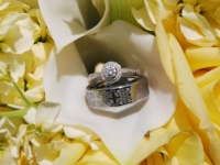 Rings in Bridal Bouquet